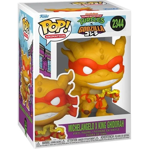 Funko POP Teenage Mutant Ninja Turtles Godzilla Michelangelo King