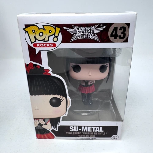 Funko Pop! Rocks Babymetal Su-Metal #43 Vaulted 2016 See Photos with Protector