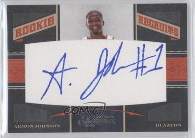 2010 Panini Timeless Treasures Recruits 74/299 Armon Johnson Rookie Auto RC 1n0