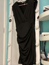 Pink boutique black bodycon dress
