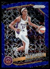2025 Panini Prizm WNBA #25 Rae Burrell Blue Velocity Prizms Sparks