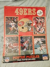 1988 SF 49ers Starline Vintage Puzzle & Poster 16x20, Montana, Rice, Lott, Craig