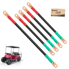4 AWG Golf Cart Battery Cable Kit for EZGO TXT/Medalist 1994 5 Green Black Red