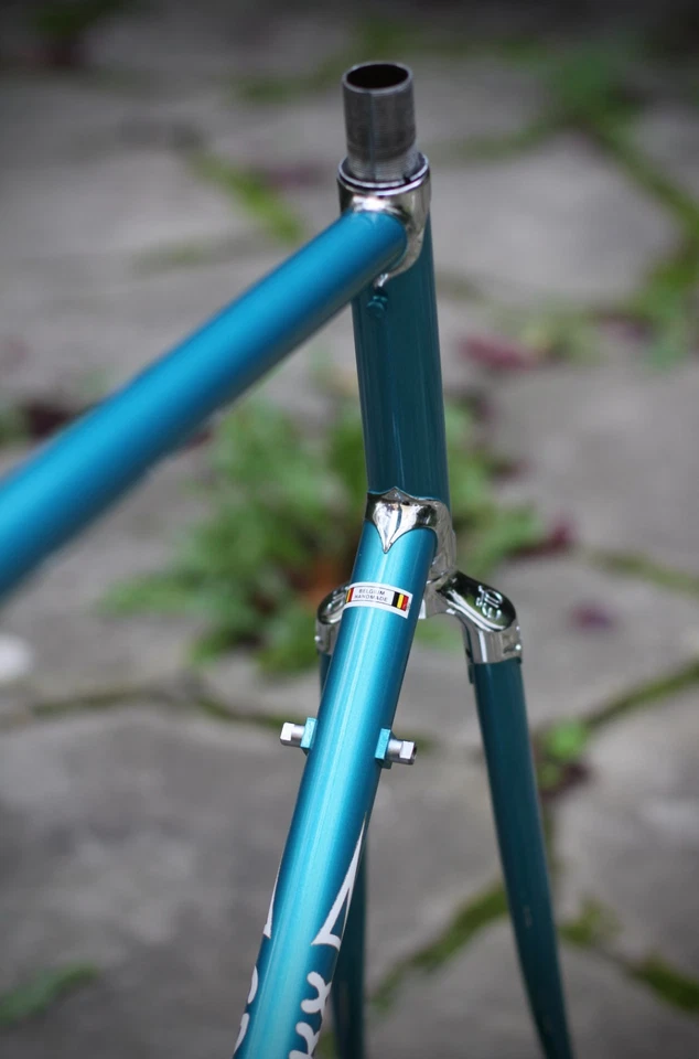 Eddy Merckx Columbus TSX Frame / 60 cm / Turquoise / Corsa Extra #VELOWIZARD - Bild 4 von 4
