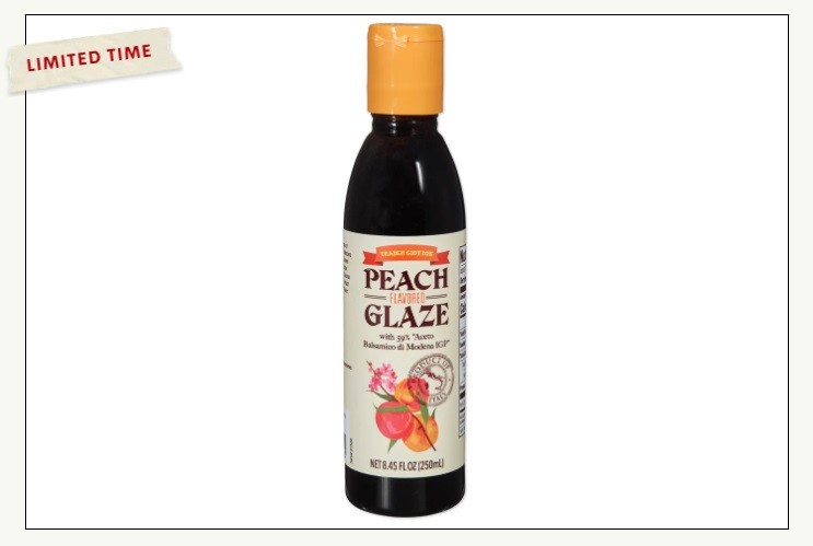 Trader Joe's Peach Flavored Glaze 8.45oz Tasty Balsamico Di Madena