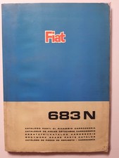 Autocarro FIAT 683N CATALOGO PARTI DI RICAMBIO Originale FIAT 1967