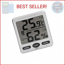 Wireless Thermometer Hygrometer Digital Temperature Humidity Monitor for Indoor