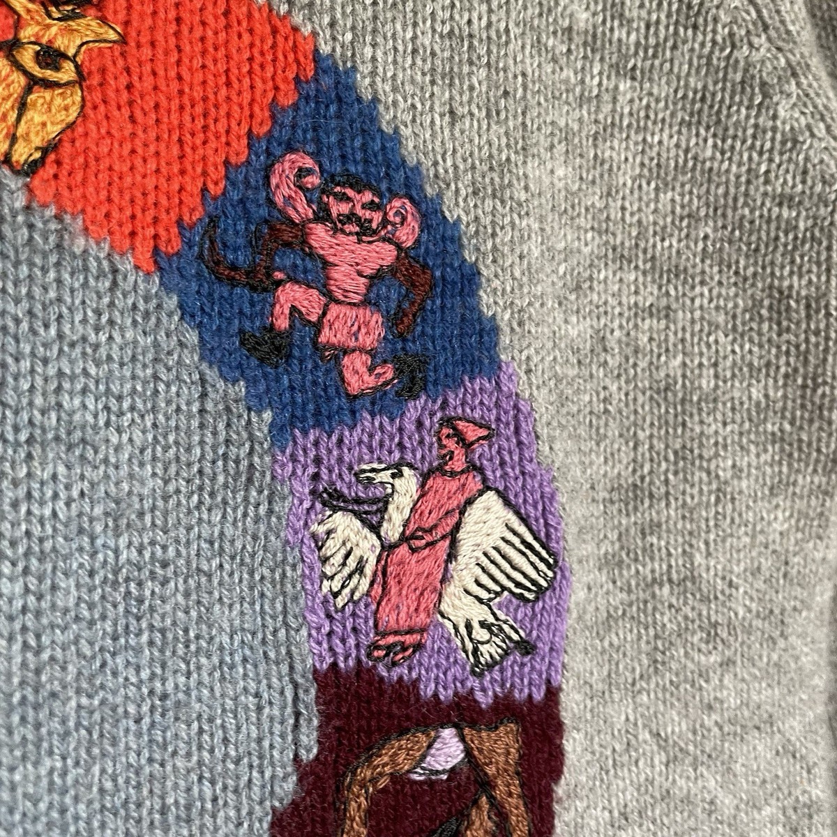 Christian Dior 2019 Wheel Of Fortune Motherpeace Cashmere Sweater