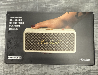 Marshall Emberton Ⅲ Cream Marshall Emberton III Portable Waterproof Bluetooth Speaker