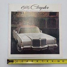 1976 Chrysler Sales Brochure New Yorker Newport Town Country Wagon Original 1976 Chrysler Sales Brochure New Yorker Newport Town Country Wagon Original