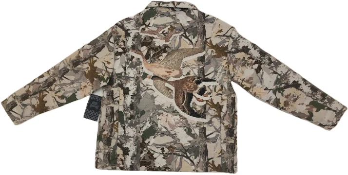 Chaqueta tapiz bosque árido Rebel Vengeance, llamativo diseñador ropa callejera arte Foto 2 de 4