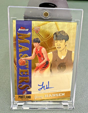 2025-26 NBA Topps Finest - RC Yang Hansen Masters Autograph 1/1 superfractor