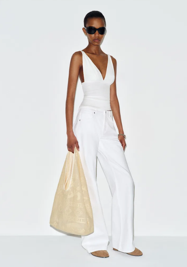 The Reformation Vanessa Knit Top White NEW | eBay
