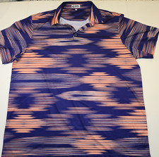 Raised by Coyotes Desert Haze Golf Polo Shirt Men  s size 2XL, Super Soft