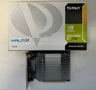Palit NVIDIA GeForce GT 730 KalmX  4GB GDDR5 Grafikkarte DVI, Mini HDMI, DP