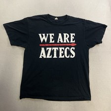 SDSU T-Shirt Men’s Size Large Black San Diego State University Short Sleeve