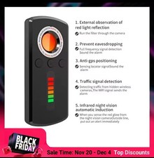 MICROSPIE DETECTOR HIDDEN CAMERAS INFRARED SEARCH WIRELEPING BUG