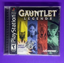 Gauntlet Legends (Sony PlayStation 1, 2000) PS1 , Black Label W Reg Card