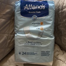 Attends Unisex Booster Pad Ultra Thin 3.5 x 11" BST0192 37 24 Ct