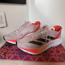 Adidas Adizero Boston 12 Pink  White Athletic Running Shoes Women  s Size 8