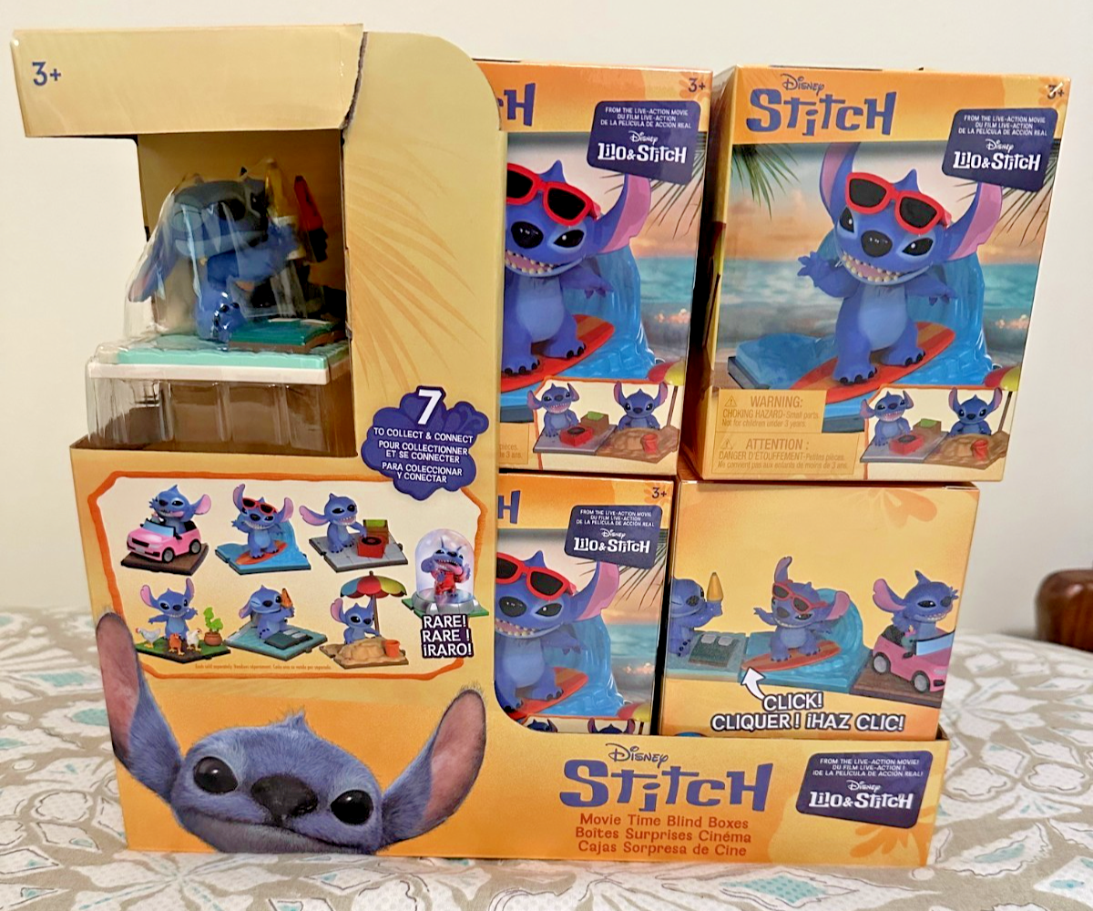 Case of 8 Disney Lilo & Stitch Movie Time Blind Box Stitch 3