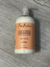 SheaMoisture Curl and Shine Conditioner For Curly Hair Coconut Hibiscus 13oz