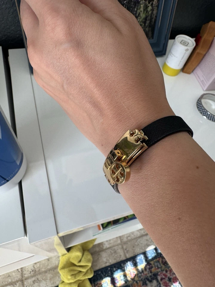 Tory Burch bracelet - black with gold - Image 4 of 4