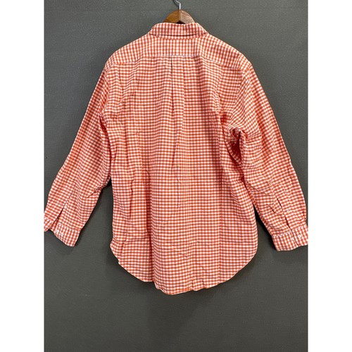 Ralph Lauren Herren Hemd Classic Fit Orange Gingham Button Down 16,5 32/33 L - Bild 2 von 7