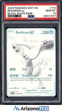 Pokemon 2025 Reshiram ex 173/086 Black White Rare White Flare GEM MINT PSA 10 on eBay