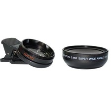 2 in 1 Mobile Phone Lens 0.45x HD Wide Angle Lens 10x Macro Lens For Huawei