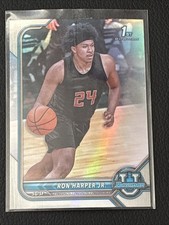 Ron Harper Jr. 1st Silver Refractor #32 2022 Bowman University Chrome Celtics RC