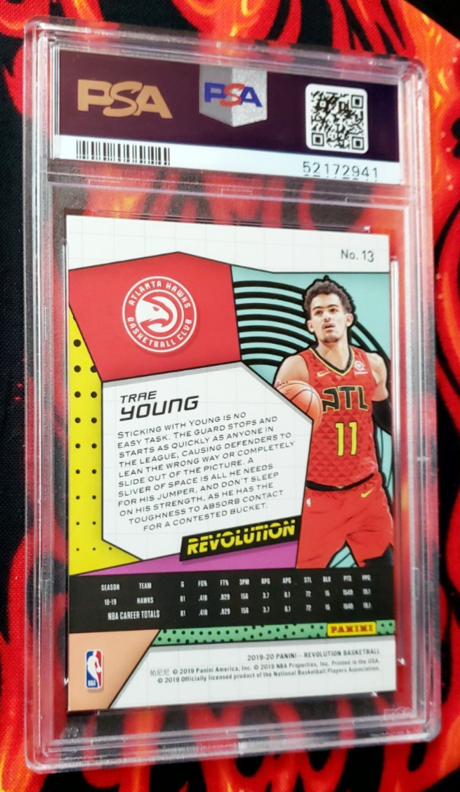 Rookie Revolution Insert ~ Trae Young ~ 2019 Panini #13 Basketball Card [PSA 10] view 5