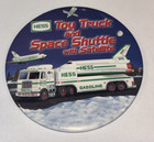 Vintage Hess Gas Station Space Shuttle, Pin Back Button — photo 1