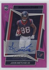 2022 Panini Rookies & Stars Purple Signatures 5/25 John Metchie III Auto 02sw