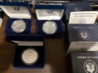 Lot of 3  2003 Silver AMERICAN EAGLE One Dollar Coin w/ COA & Original Packaging