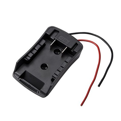 Für Black&Decker Li-ion Akku Adapter 18V Stromrichter mit Kabel 12 AWG DIY