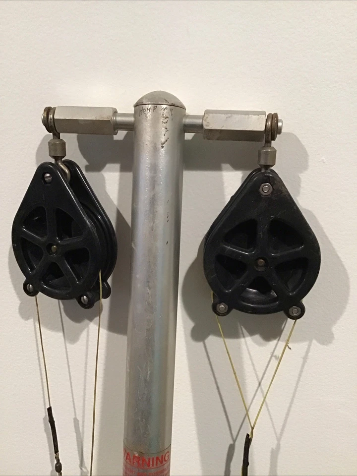 Mástil de arrastre Big Jon de doble carrete 5' con 2 carretes y línea salmón walleye Foto 2 de 4