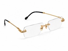 Fred FG50032U Luxury Rimless Gold Eyeglasses ...