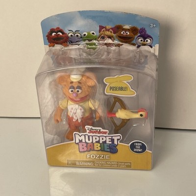 Disney Junior Muppet Babies Poseable Figure Playset FOZZIE NIP Jim Henson Read