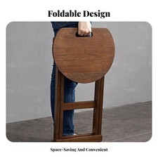 Chaise Pliante En Bois Pliable Tabouret Pliant Gain de PetC et E pour Salon