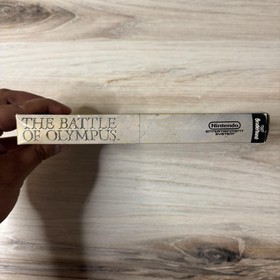 Battle Of Olympus Nintendo NES Game Adventure CIB Box Broderbund 1989 Japan VTG