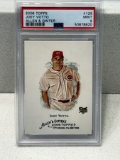 2008 Topps Allen Ginter Joey Votto 129 RC PSA 9 MINT Rookie Card. rookie card picture