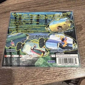 Sega Bass Fishing Dreamcast, Case No manual, Tested And Working