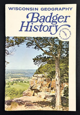 1966 Wisconsin Geography Badger History WI Vintage Travel Booklet
