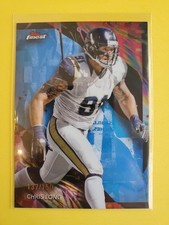2024 Finest Blue Refractors #127 Chris Long 137/150 - St. Louis Rams