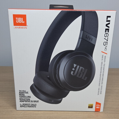 JBL by Harman LIVE 675NC Wireless Noise Cancelling Headphones Black TESTED