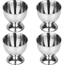 Egg Cup, Egg Tray Stainless Steel Soft Boiled Egg Cups Holder Stand Dishwashe...