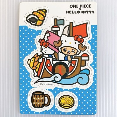 Sanrio × One Piece Collaboration Hello Kitty Chopper Magnet Set of