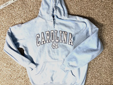 University of North Carolina UNC Tar Heels Hoodie Men's Medium Embroidered