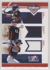 2017 USA Baseball Stars & Stripes Trios Materials Brendan McKay Jake Burger uk2